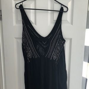 Black Tank Dress Size M Urban Outfitters Black Emb